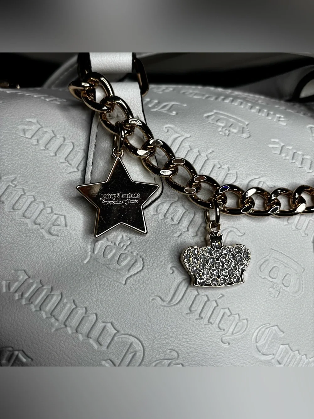 NWT Juicy Couture Angel Embossed Satchel & Matching Wallet Bundle